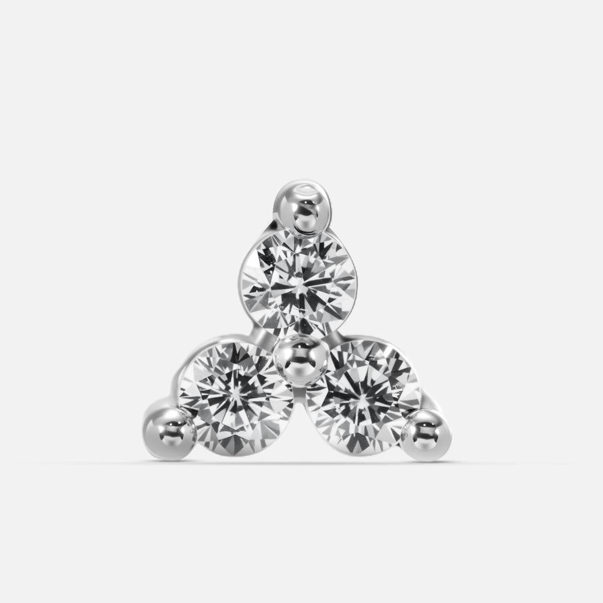 TRIO FLAT BACK STUD