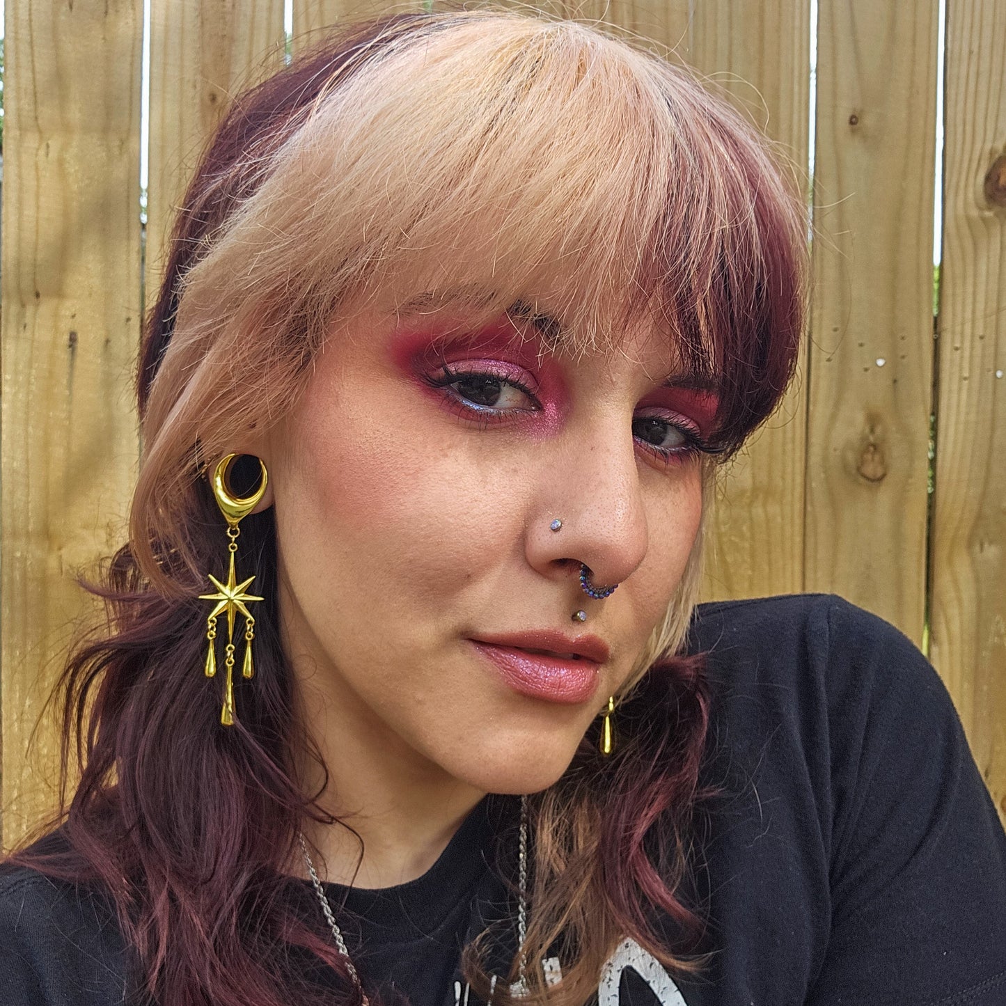 CRESCENT STAR DANGLES
