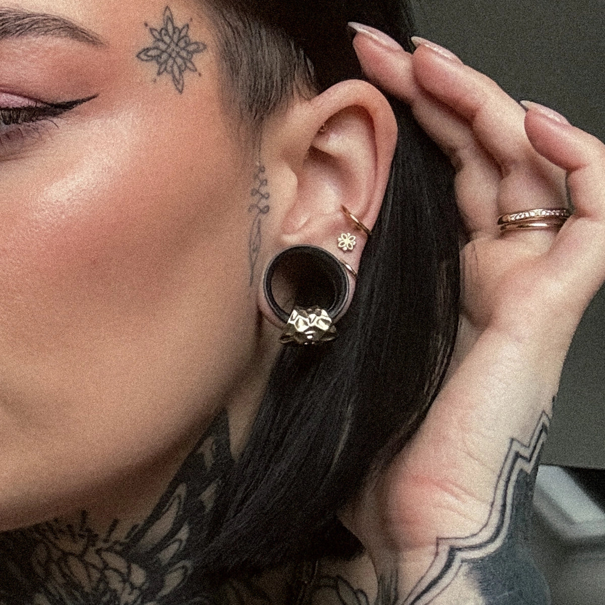 ELEMENTAL ROCK SCULPTED EAR CUFFS