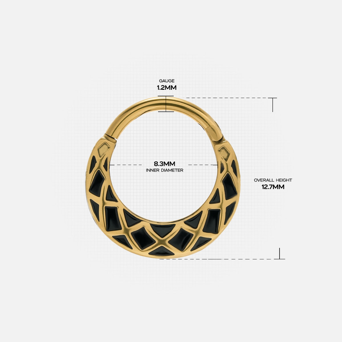 SHADOW GRID SEPTUM CLICKER