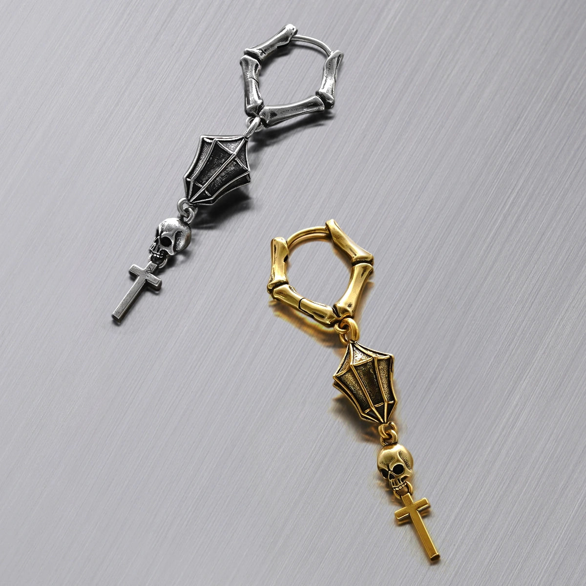 SKULL LANTERN EARRINGS