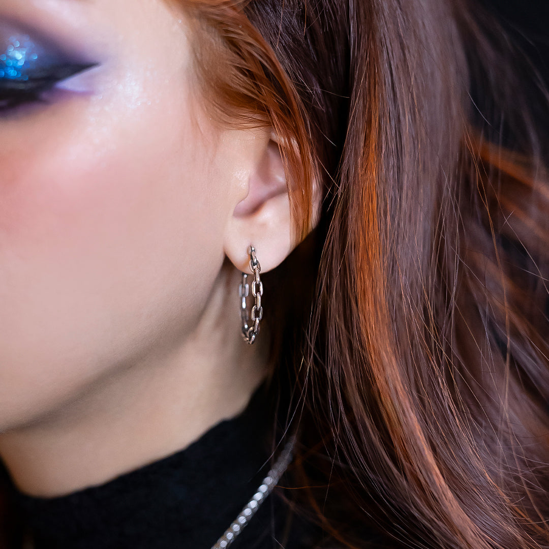 INDUSTRIAL CHAIN EARRINGS