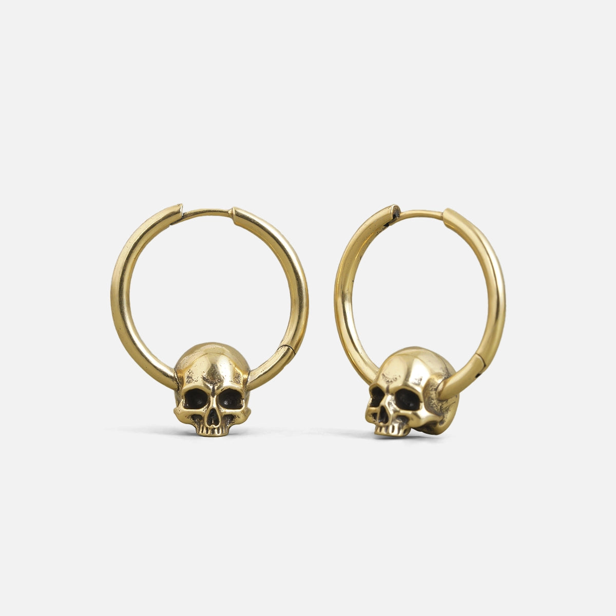 BOUCLES D'OREILLES CRÂNE BRAVE