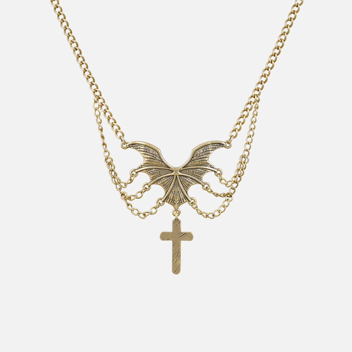 MYSTIC CROSS WINGS NECKLACE