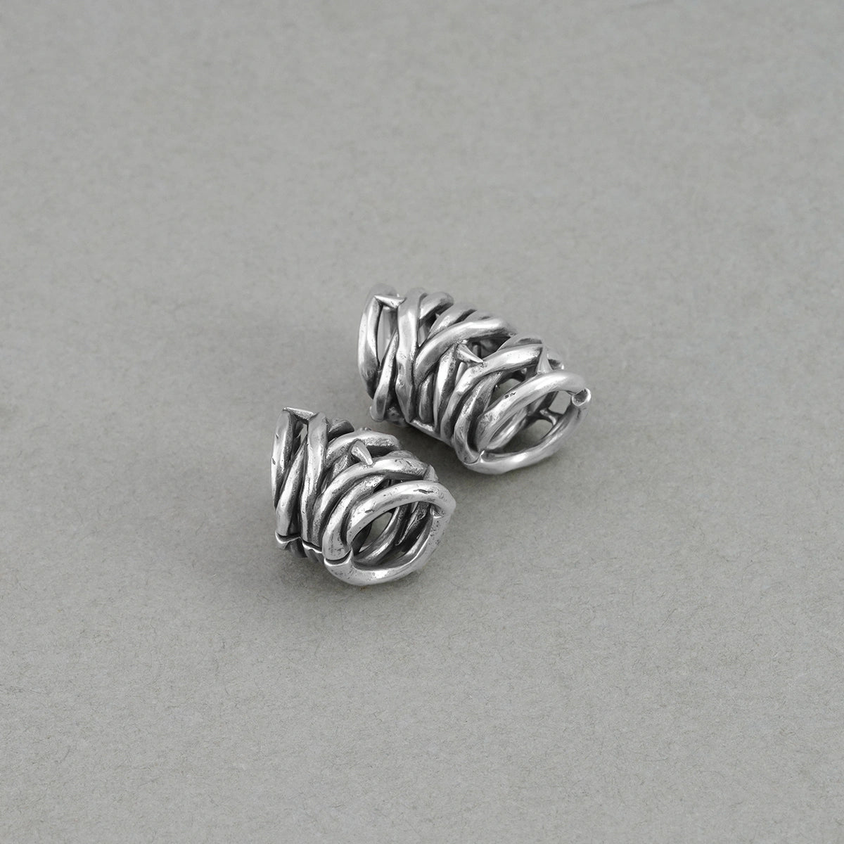 INTERWOVEN THORN EAR CUFFS