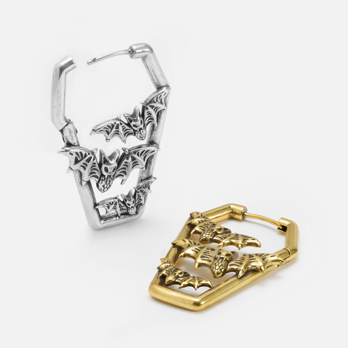 BAT TOMB EARRINGS