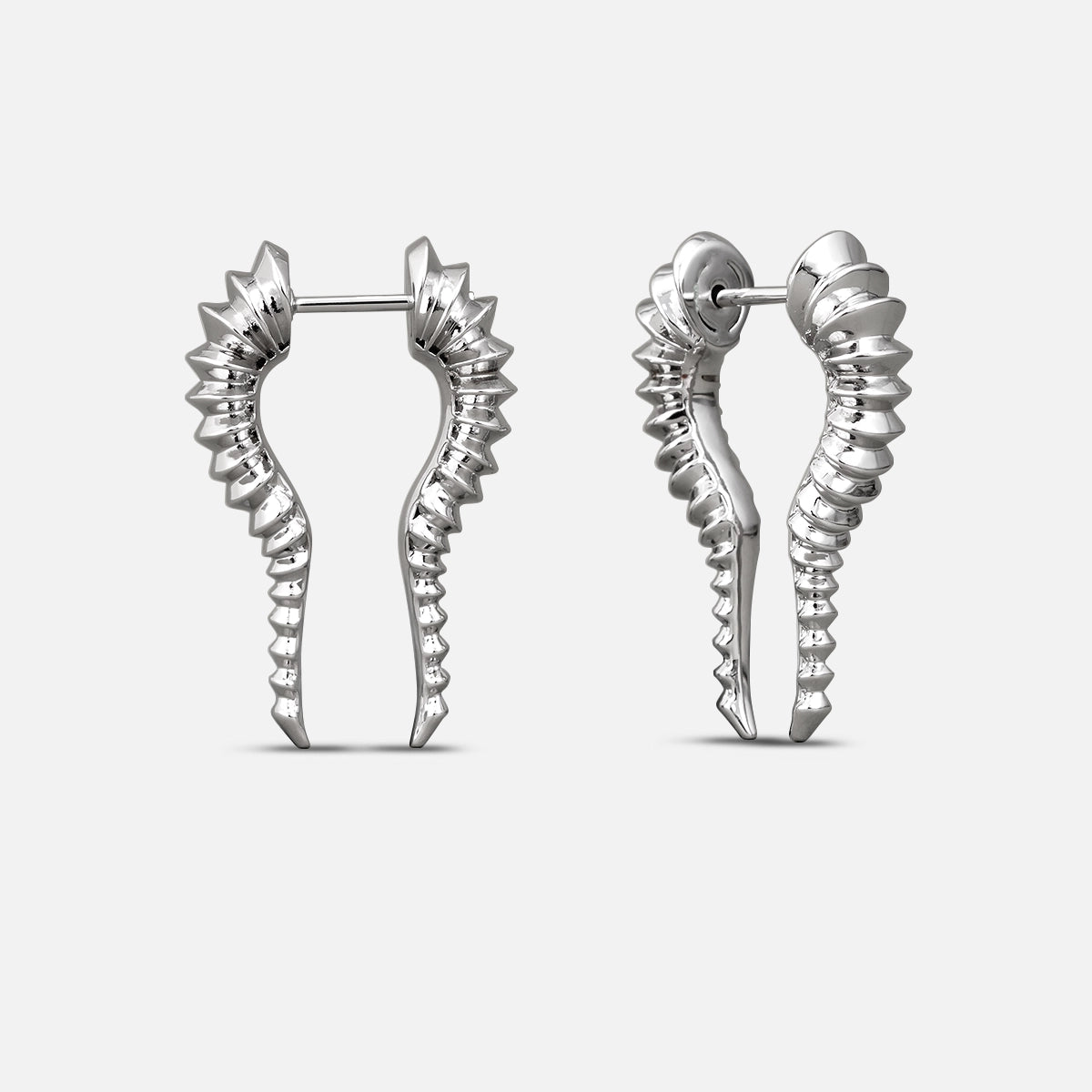 ORGANIC SPIRAL EARRINGS