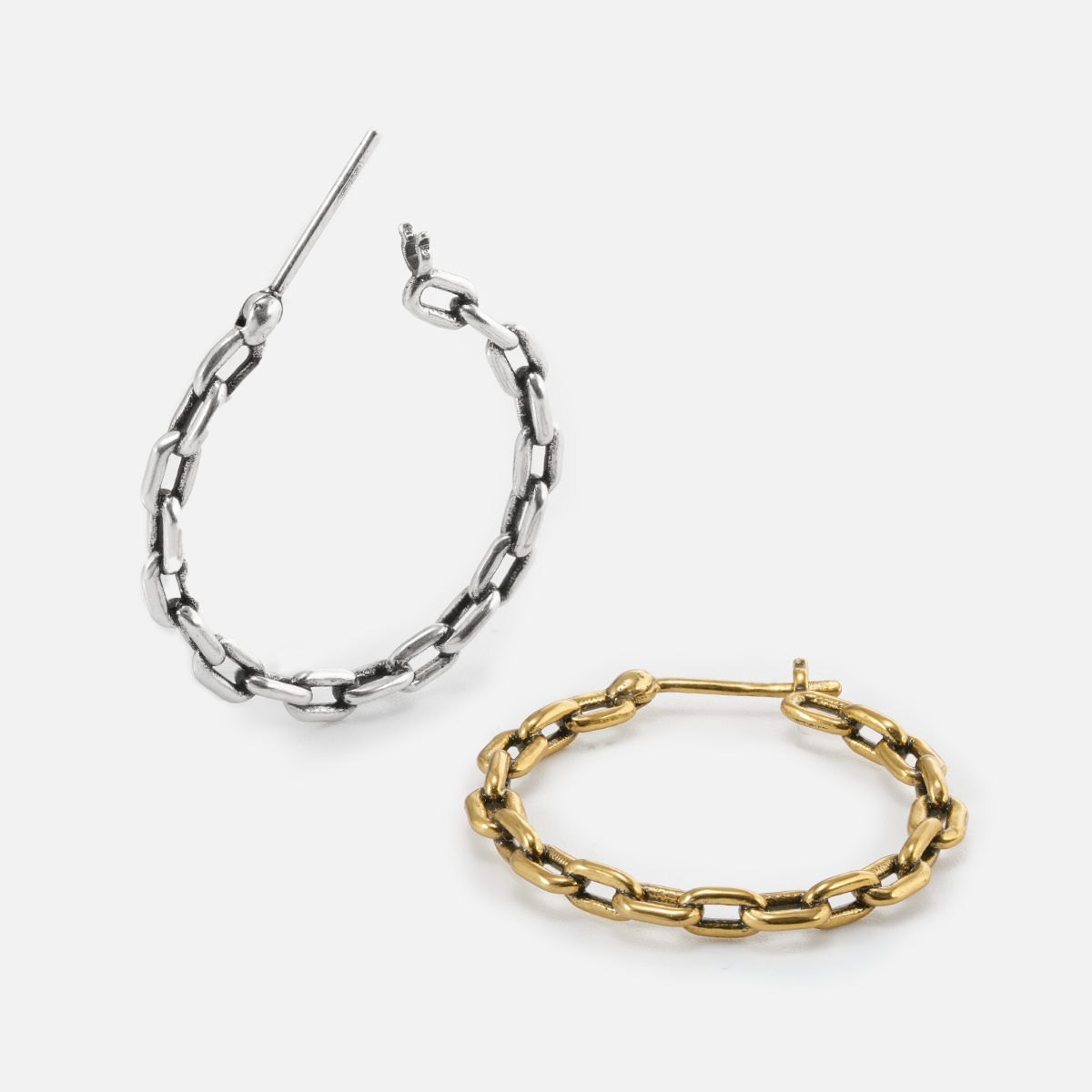 INDUSTRIAL CHAIN EARRINGS