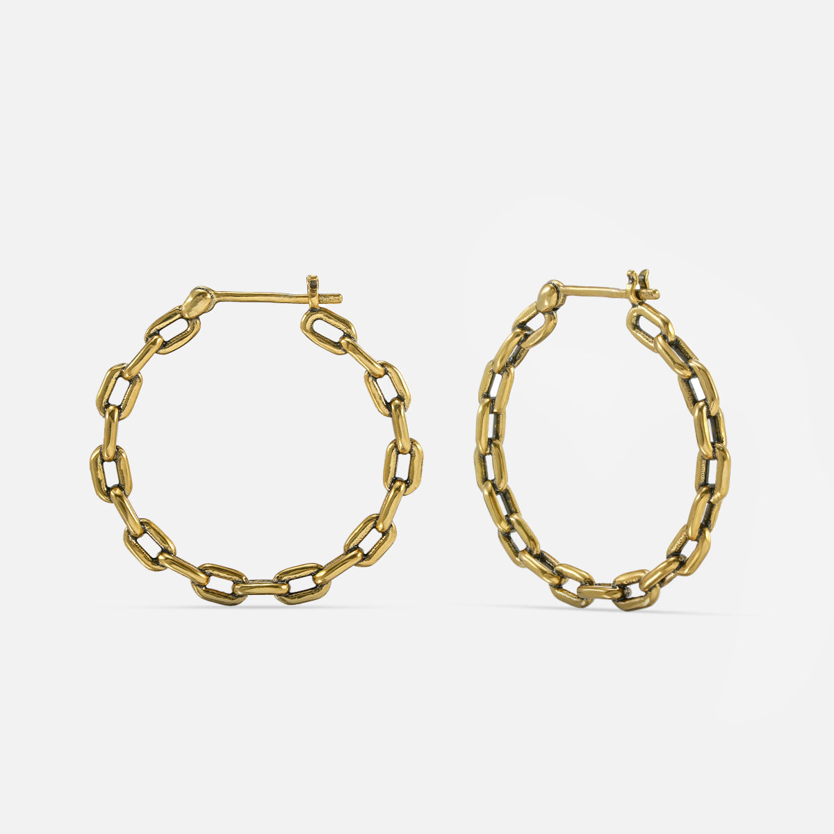 INDUSTRIAL CHAIN EARRINGS