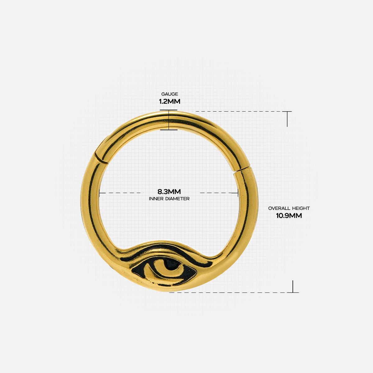 MYSTIC EYE SEPTUM CLICKER
