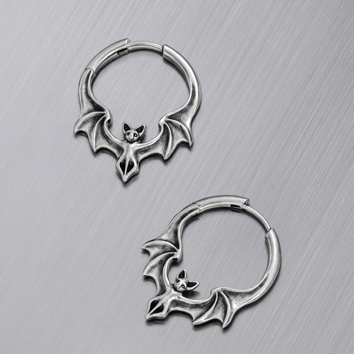 GOTHIC BAT EARRINGS