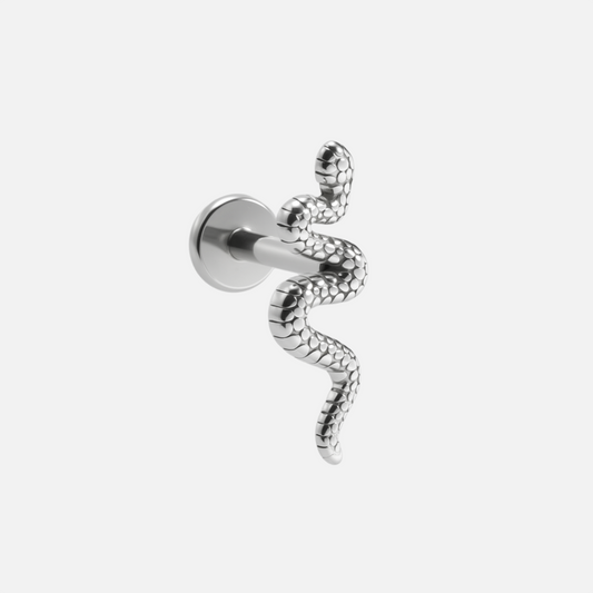 SERPENT-INSPIRED FLAT BACK STUD