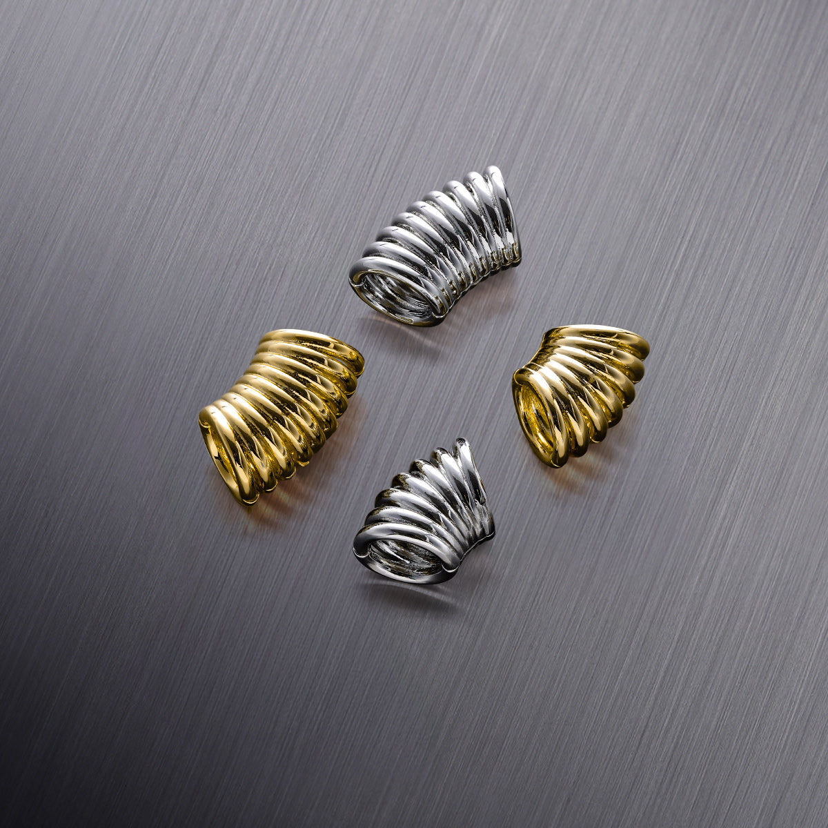 ARCHITECTURAL HARMONY EAR CUFFS