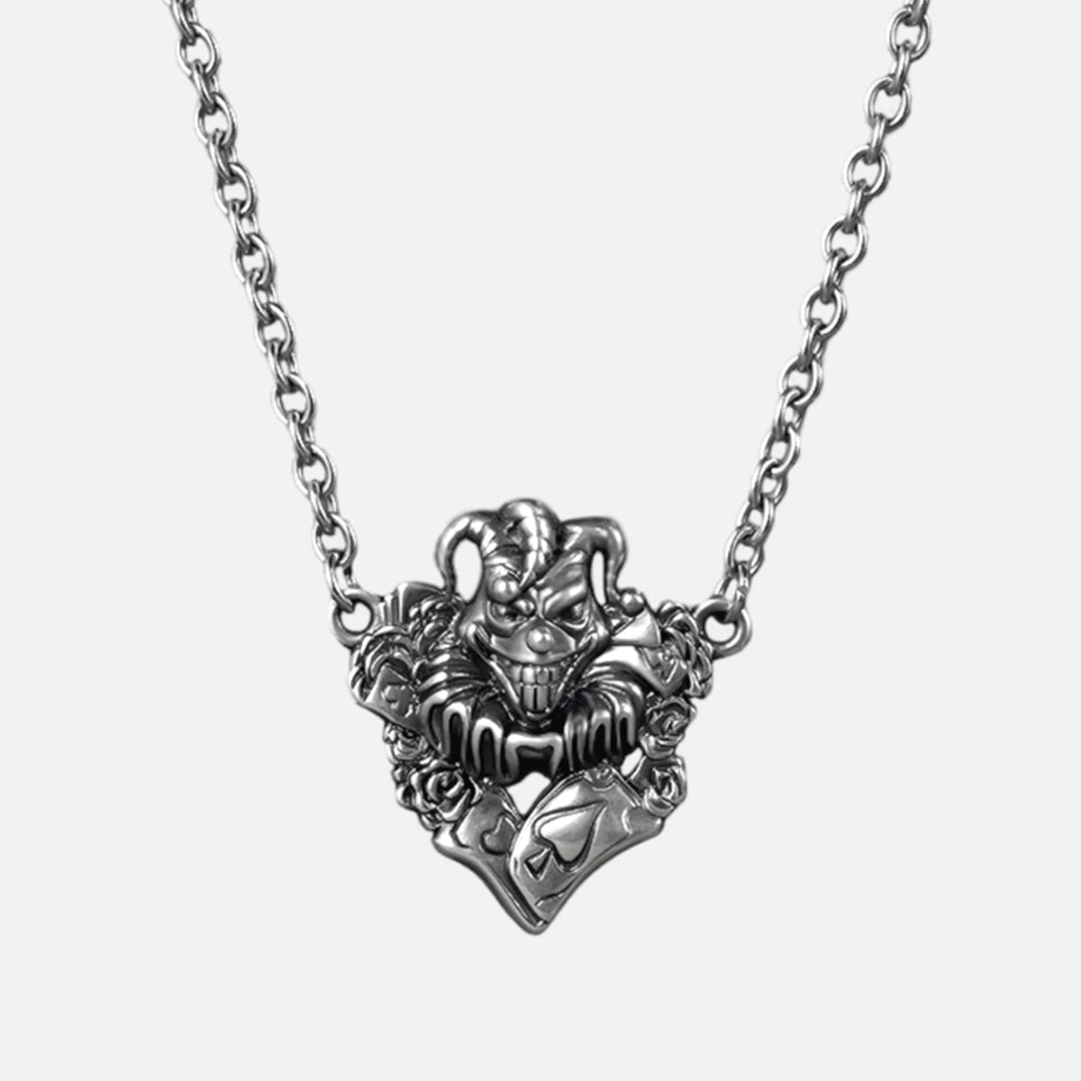 REBELLIOUS JOKER ROSE NECKLACE