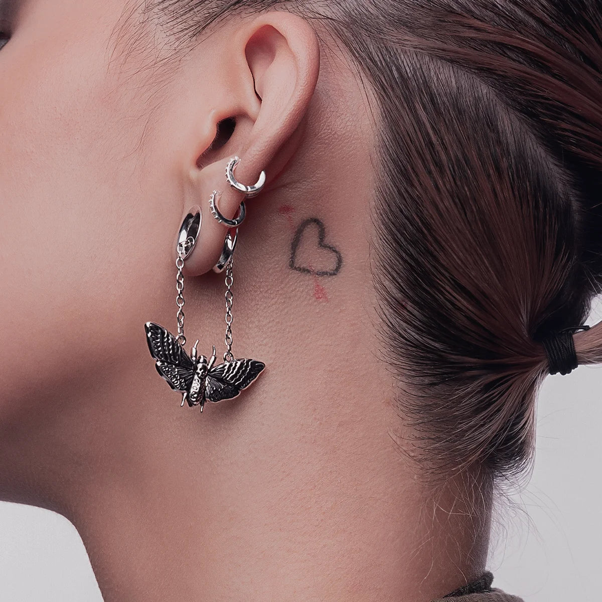 MOTH SKULL DANGLES