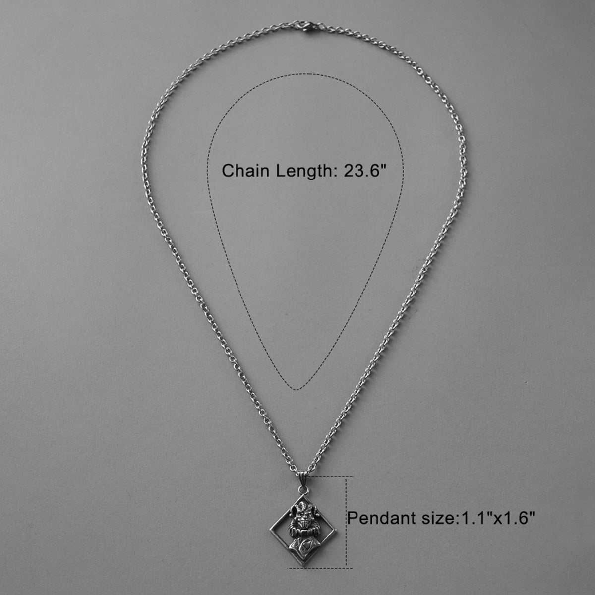 PLAYFUL JOKER DIAMOND NECKLACE