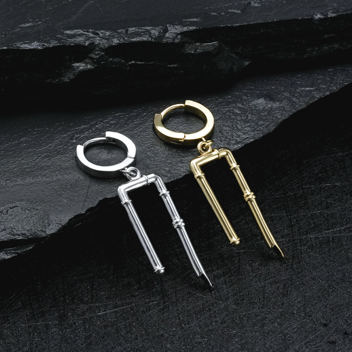 BONE GATE EARRINGS
