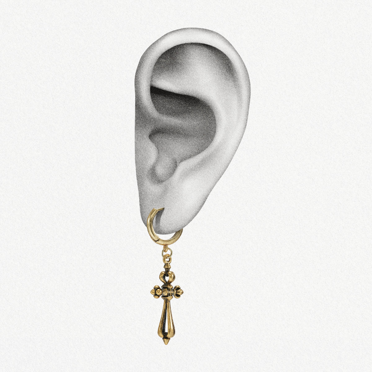 ELEGANCE CROSS EARRINGS