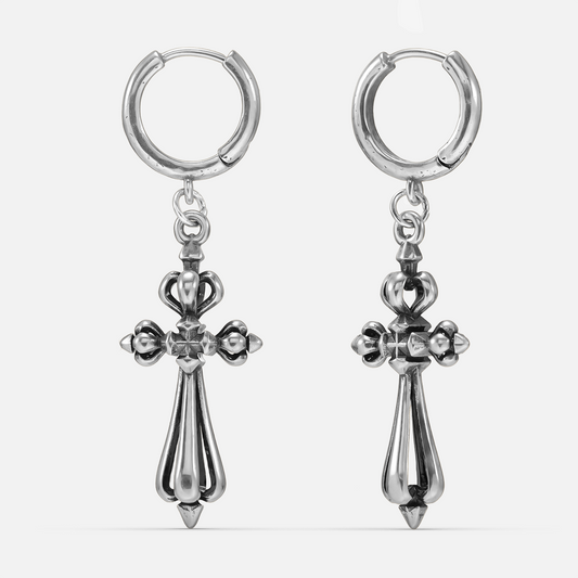 ELEGANCE CROSS EARRINGS