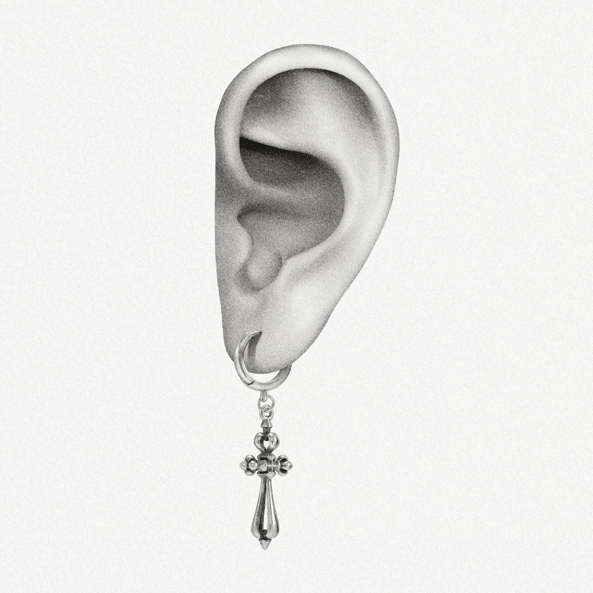 ELEGANCE CROSS EARRINGS