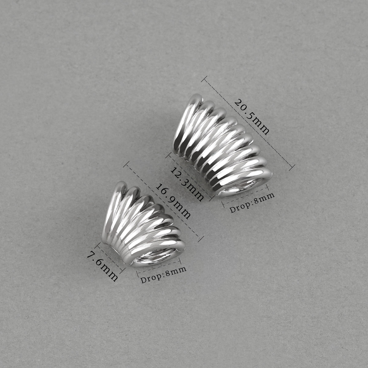 ARCHITECTURAL HARMONY EAR CUFFS