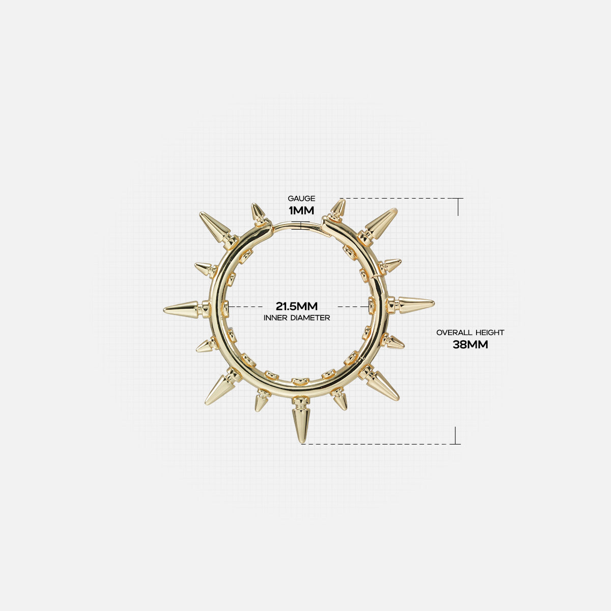 EDGE OF DANGER EARRINGS