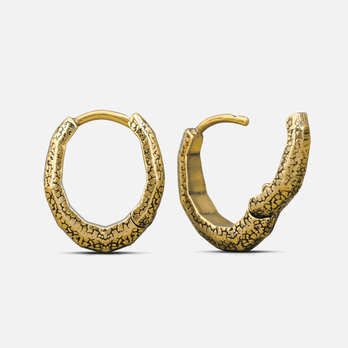 ERODED SCALE EARRINGS