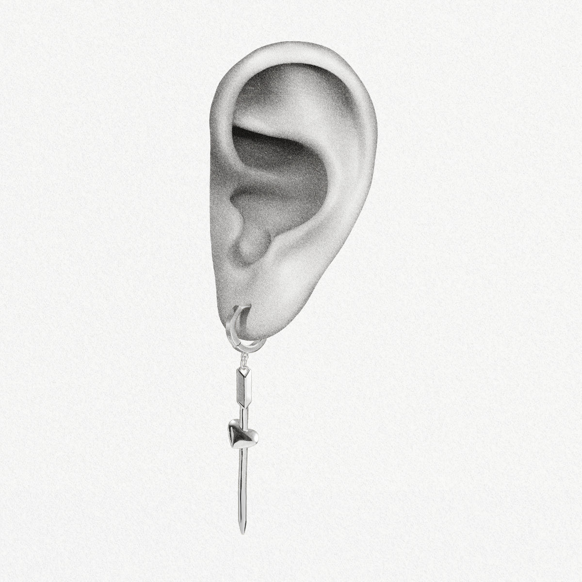 HEART'S ARROW EARRINGS
