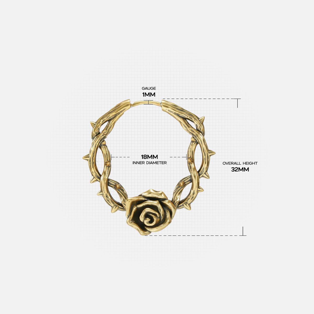 ROSE EMBRACE EARRINGS