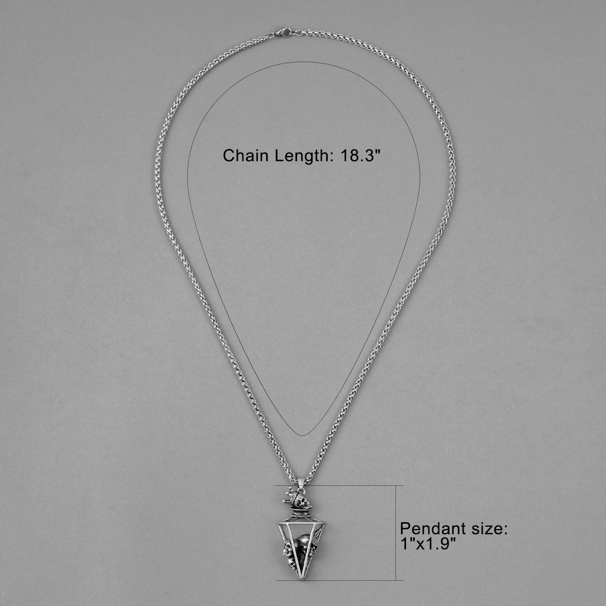 SKULL PRISON NECKLACE