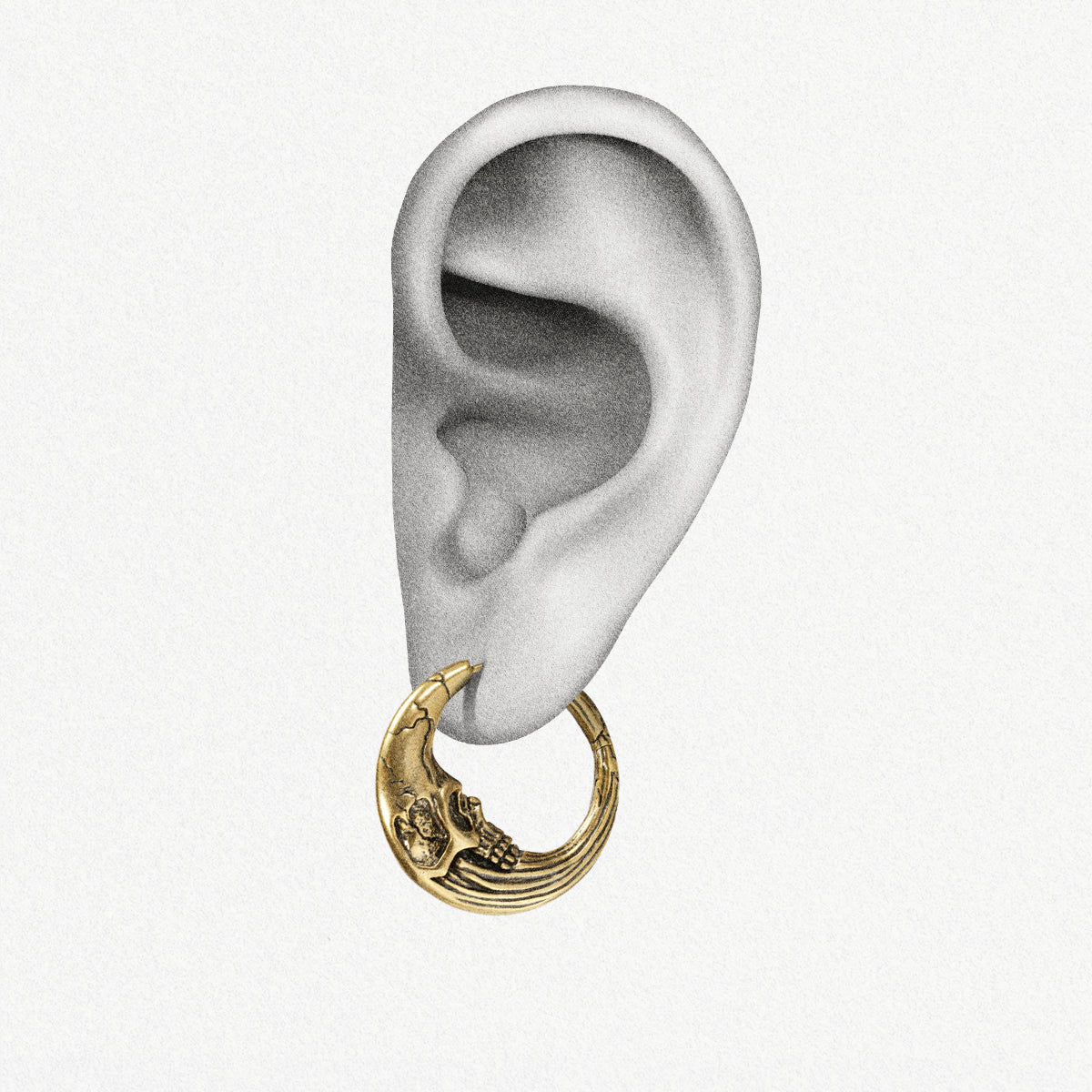 LUNAR SOLAR SKULLS EARRINGS