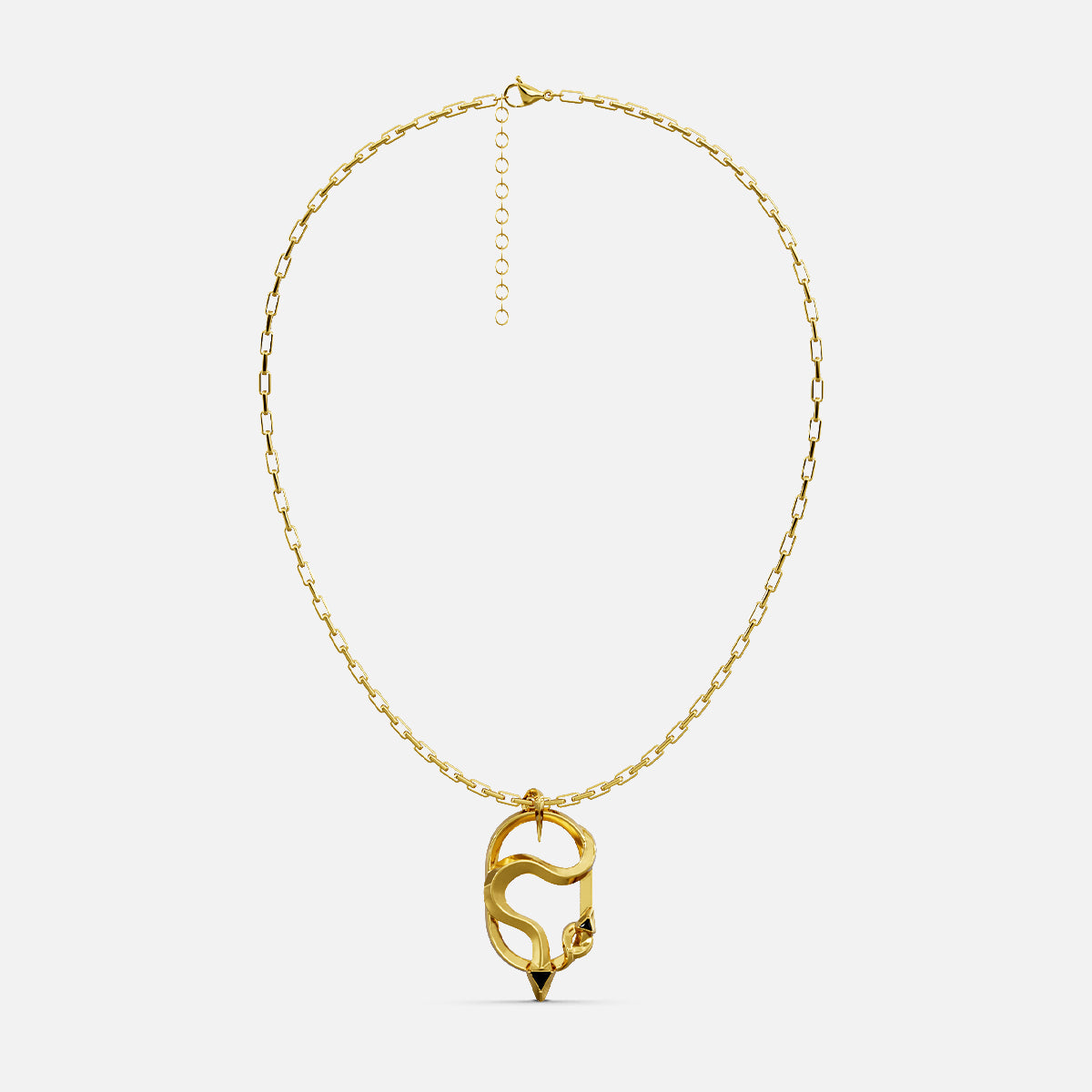 CAGED COIL PENDANT