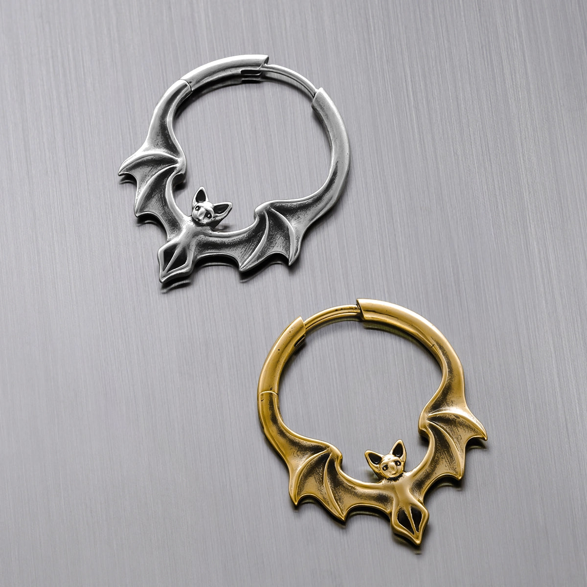 GOTHIC BAT EARRINGS