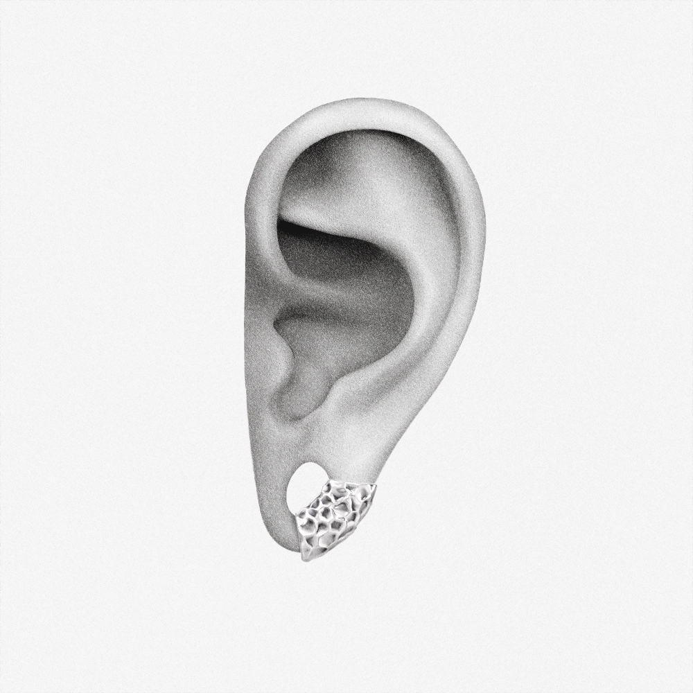 ELEMENTAL ROCK SCULPTED EAR CUFFS