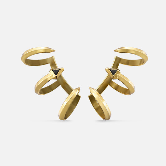 TWIN FANG EAR CUFFS