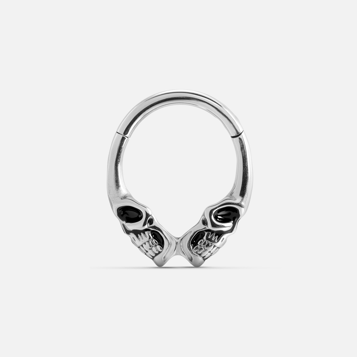 TWIN SKULL SEPTUM CLICKER