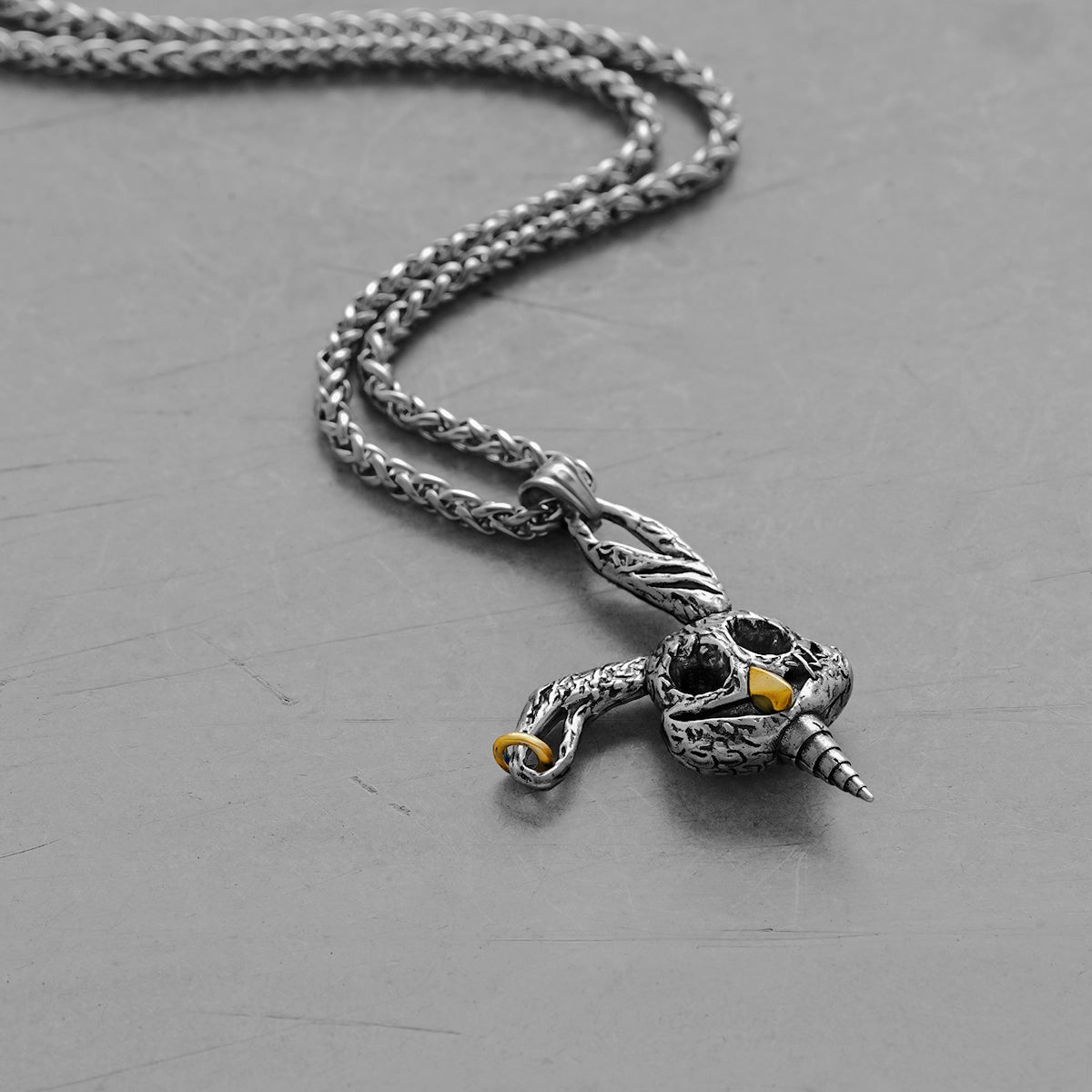 GOLD BEAK BUNNY NECKLACES