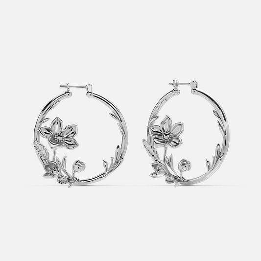 BLOSSOMING VINE EARRINGS