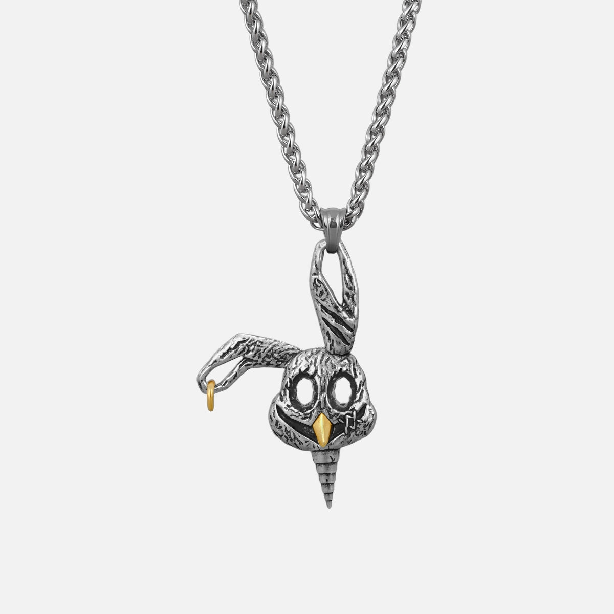 Gold Beak Bunny Necklace Punkyouth gold-beak-bunny-necklace-punkyouth