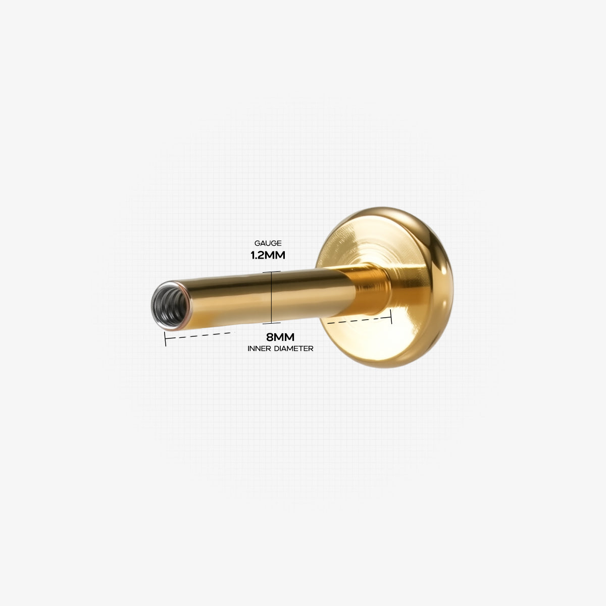 DAISY SHINE FLAT BACK STUD