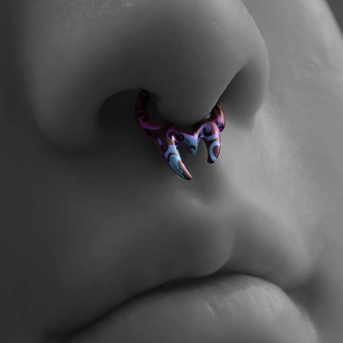 FANG DESIGN TITANIUM SEPTUM CLICKER