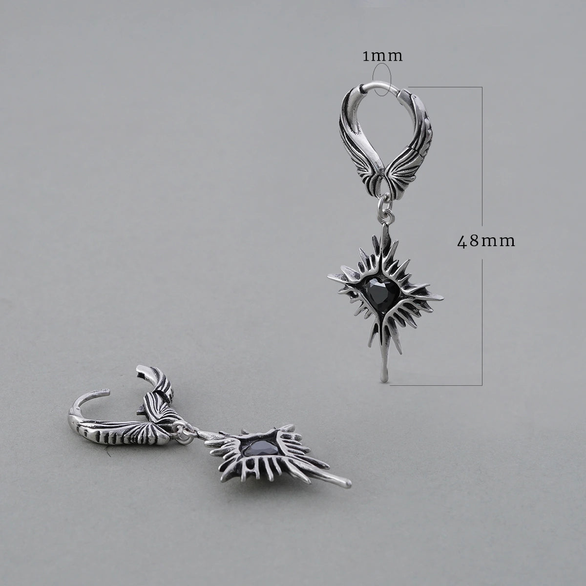 WINGED HEARTBURST EARRINGS