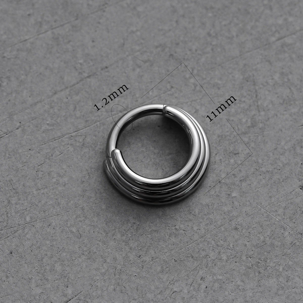 MINIMAL ELEGANCE TITANIUM SEPTUM CLICKER