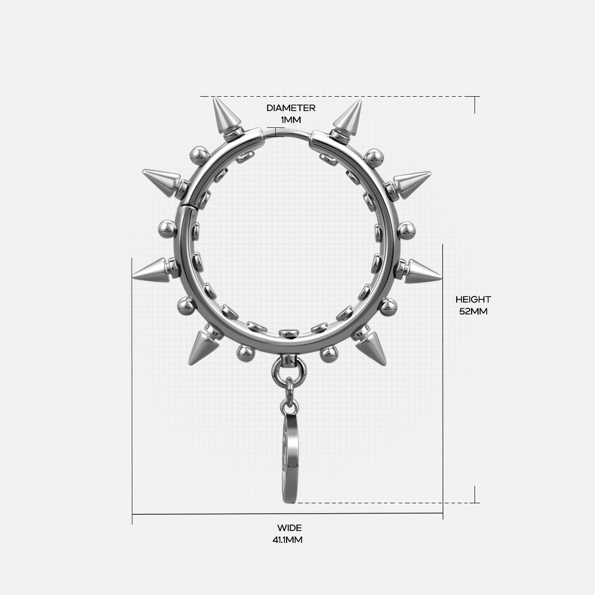 STAR SPIKE EARRINGS