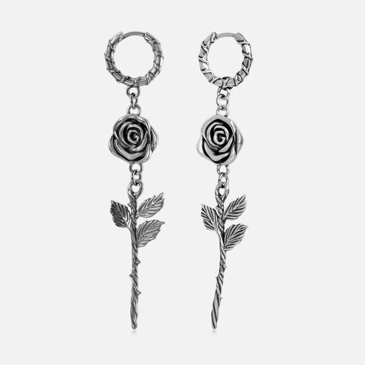 BOUCLES D'OREILLES ROSE ÉLÉGANTES