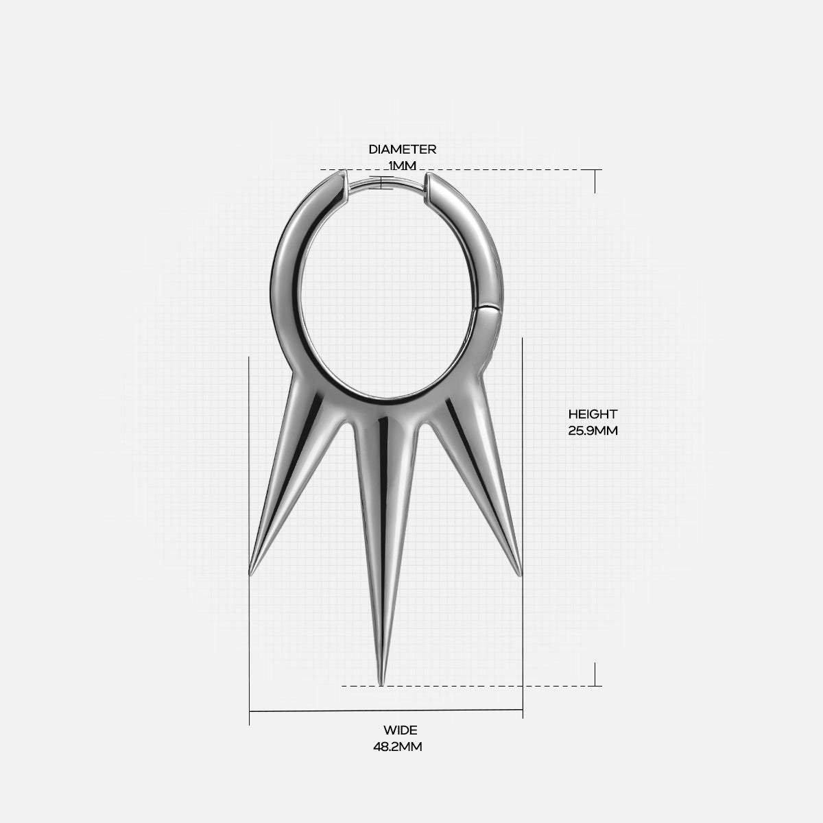 FUTURIST THORN EARRINGS