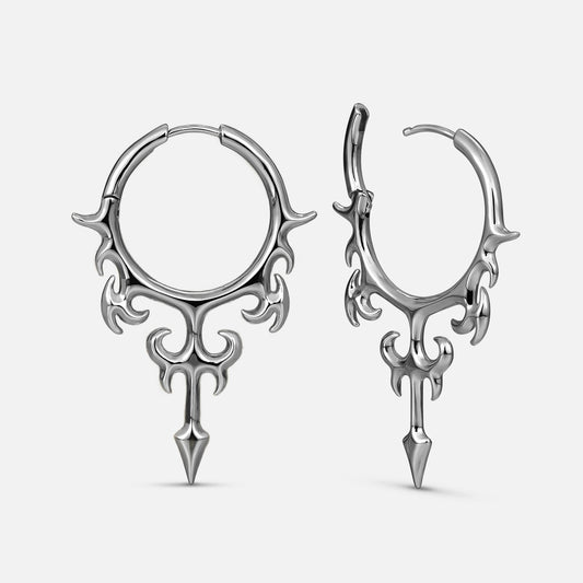 HELLFLAME BLADE EARRINGS