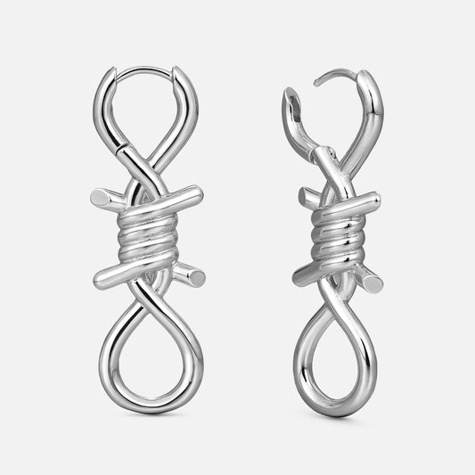 BOUND INFINITY EARRINGS
