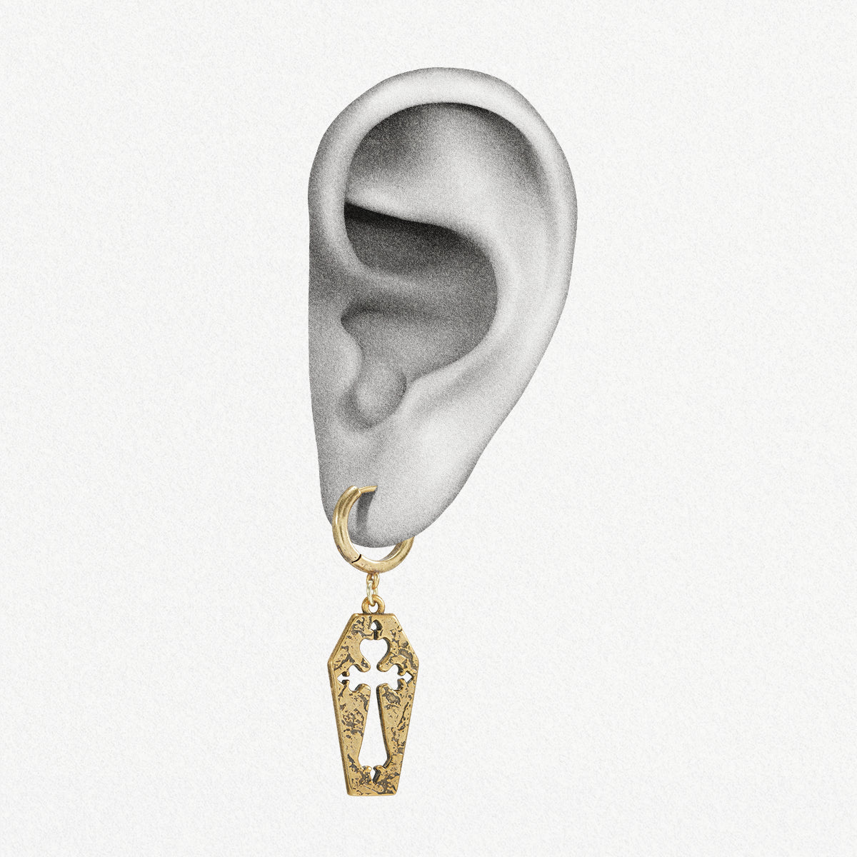 CRYPT CROSS EARRINGS