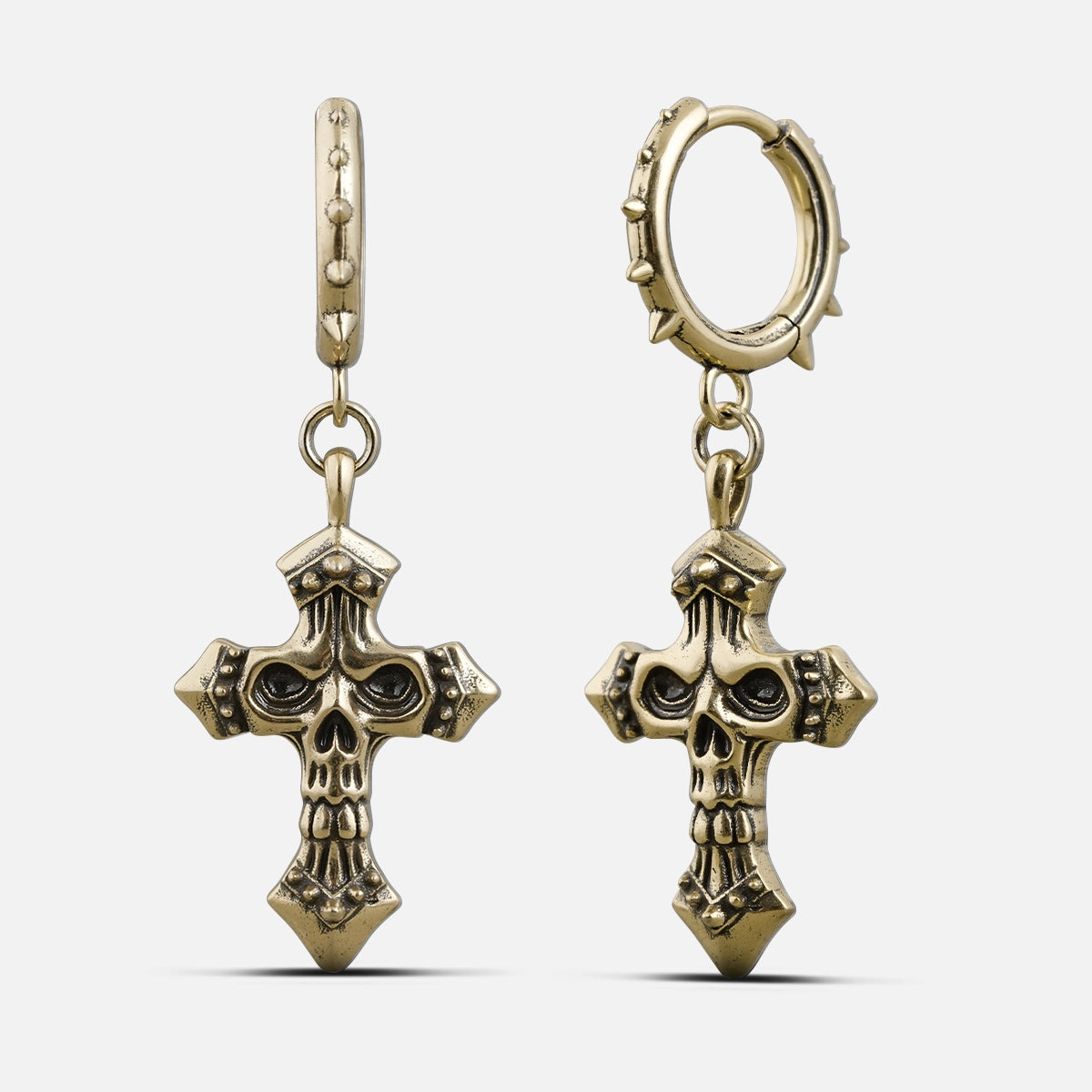 GOTHIC REBIRTH SKULL EARRINGS